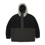 ワイドフーディージャケット/BSR2223FWJK047 WIDE HOODED JACKET BLACK