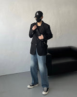 ベーシックツーボタンジャケット / FL Basic Two Button Jacket (2 colors)
