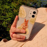 melon cream bread bunny jelly hard phone case