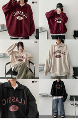 Claover Fit Fleece Collar Sweatshirt