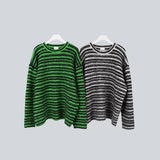 ストライプアンゴラニット / Striped Angora Knit