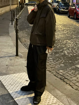 Brest pocket short jacket