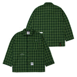 CHECK PAJAMA OVERSIZED SHIRTS YELLOW / RED / PURPLE / GREEN / GRAY (6554406355062)