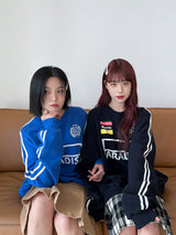 スポーティラインスウェットシャツ/Sporty Line Sweatshirt (2color)