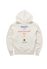 HEAVYWEIGHT SM:]E M PATCH ZIP UP HOODIE IVORY (6673033855094)