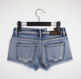 ローウェストショートデニム/no.730 Low Waist Denim Shorts