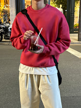 ロイドダブルサイドマルチファンクションオーバーサイズフィットスウェットシャツ / Lloyd's double sided multifunctional oversized fit sweatshirt (12 colors)