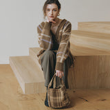 EYEYE CHECK KNIT MINI BAG_MOCHA (EEOO3BAY02W) (6622905335926)