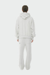 ワッツイズロックフーディー/What is rock hoodie (light grey)