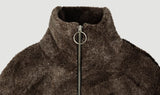 タイダイ風ボアZIPジャケット / HIDE Tie Dye Fleece Jumper (Brown) (4606136189046)