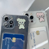 BBu-eng Yellow Card Storage Phone Case