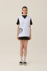 キルシードゥードゥルチェリーベスト／DOODLE CHERRY VEST [LIGHT GRAY] (6697592389750)
