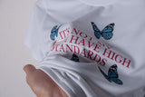 フライレタリングクロップTシャツ/TOP(9278) Fly Lettering Crop Tee
