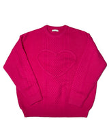 Heart knit /  overfit knit