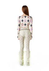 レースシャーリングレギンス / LACE SHIRRING LEGGINGS