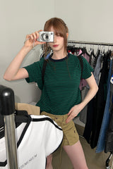ストライプTシャツ