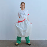 オーバーサイズダーリンTシャツ / OVERSIZE DARLING TEE, WHITE