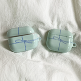 エアポッズ・バッズケース _ ミントプレゼント / Airpods • Buds case _ mint present