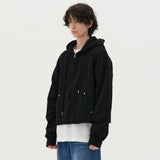 PIGMENT STUDS HOODIE (BLACK)