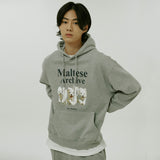 (裏起毛)マルチーズアーカイブフーディー/(Napping)Maltese archive hood