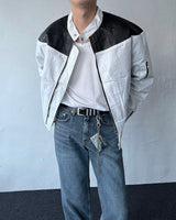 ECT quilting leather biker jacket (3 colors)