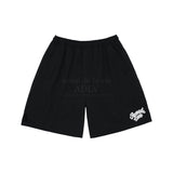 ラウンドメッシュトレーニングショートパンツ ブラック