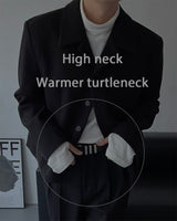 ECT high neck hand warmer turtleneck T-shirt (2 colors)