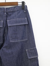 ダイイングカーゴドウデニムパンツ/Dyeing X Cargo dough Denim Pants (2color)