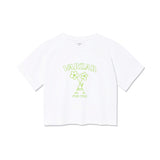 フラワークロップ半袖Tシャツ