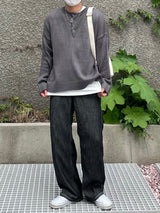 うるふリネンデニムパンツ/WOLF LINEN DENIM PANTS(XS~L)