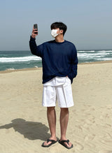 COZY LONG LOOSEFIT DAILY SLEEVE(3COLOR)