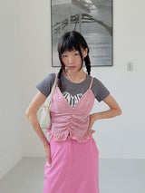 オメガレーススリーブレス/Omega Lace Sleeveless (2color)