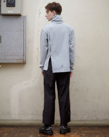 バックジップタートルネックロングスリーブカットソー/ BACK ZIP TURTLENECK L/S (4574075617398)