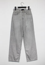 リネンデニムパンツ/no.5167 Gray Linen Denim Pants