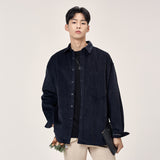 コーデュロイ シャツ / Layla The reason for love Heavy Corduroy Shirt S85 Navy Black (6594999189622)