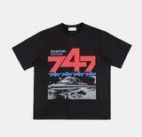 747 エアープレインオーバーTシャツ