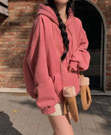 [BELLIDE MADE] Hug napping boxy loose fit hoodie