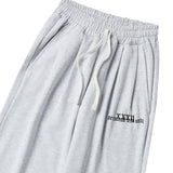 ツータックワイドスウェットパンツ/TWO TUCK WIDE SWEAT PANTS-WHITE MELANGE
