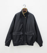 ウールレザージャンパー / Wool leather jumper (2color)
