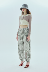 マーブルジョガーパンツ / marble jogger pant_green