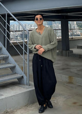 バルーンビッグワイドストリングパンツ / Balloon Big Wide String Pants 3COLOR