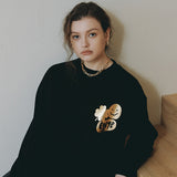 EYEYE LUCKY LOGO SWEATSHIRT_BLACK (EEOO3WSR02W) (6622932926582)