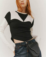 LOVE LINE T-SHIRTS (BK) (6676055851126)