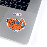 OOPS TIGER REMOVABLE STICKERS (6538524295286)