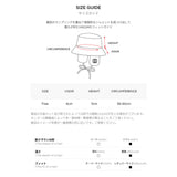 VA スクエアスタッドフリースバケットハット/ブラック