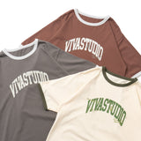 Younger Song × VIVASTUDIO Collaboration Ringer College Logo Tee