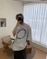 レイヤード ハーフ リング Tシャツ / TN Layered Half Ring T-shirt (3 colors)