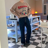 Po Semi Wide Denim Pants (2color) (6686381703286)