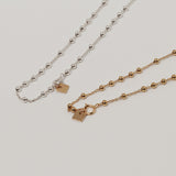 シルバーボールチェーンブレスレット/SILVER BALL CHAIN BRACELET (925 silver / basic)