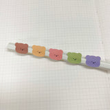 Rainbow bear removable sticker (6695841562742)